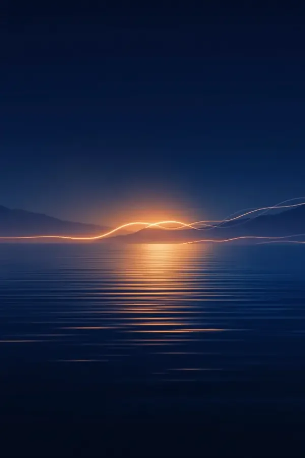 《夜湖光影》海报，2025 年中国大陆纪录 / 自然作品